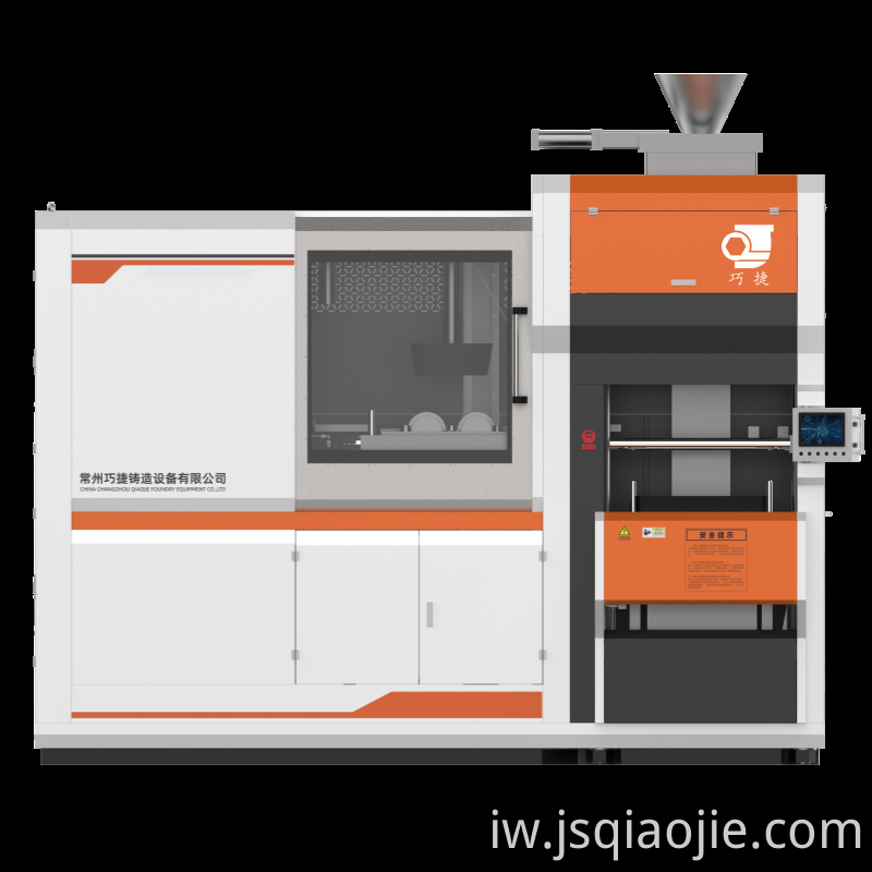 Automatic Upper And Lower Sand Shooting Slide Out Molding Machine